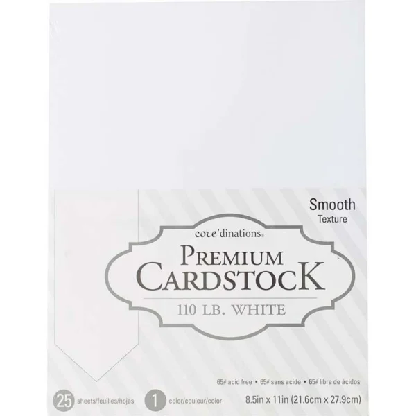 Core'dinations 110lb Cardstock 8.5"X11" 25/Pkg