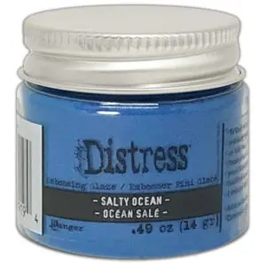 Distress Embossing Glaze Salty Ocean