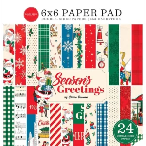 Carta Bella Ensemble 6" x 6" Voeux de Saison