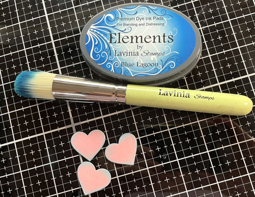 encre Lavinia Blue Lagoon et Brosse Lavinia