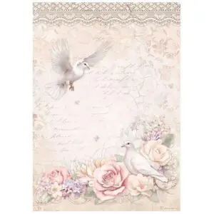 Papier de riz colombe