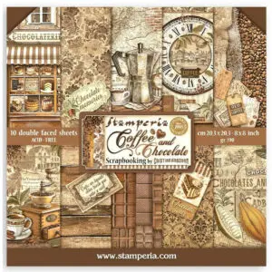 Stamperia Ensemble 8" x 8" Café & Chocolat
