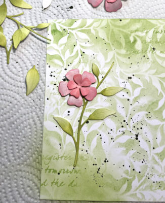 Montage de fleurs en scrapbooking tutoriel