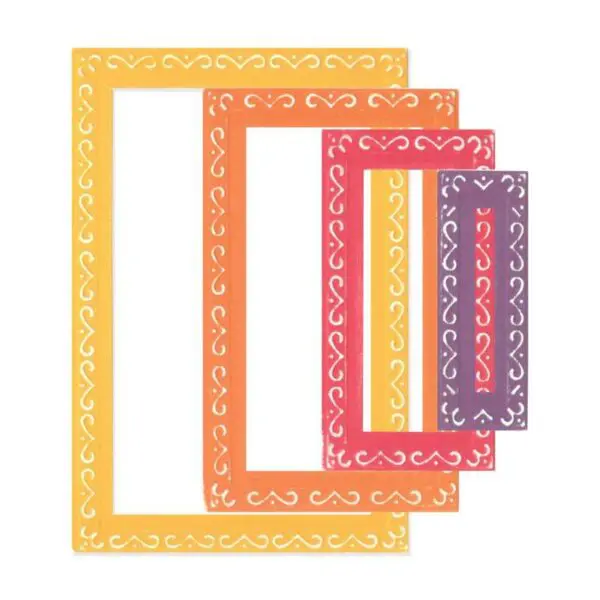 Sizzix Die Framelits Rectangles déco – Image 2