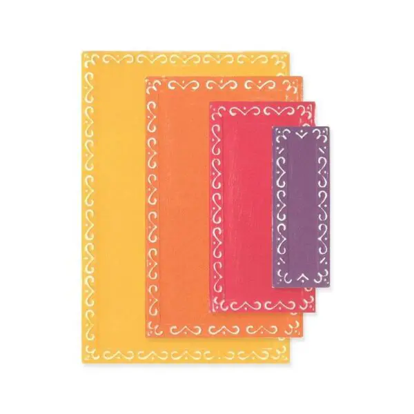 Sizzix Die Framelits Rectangles déco – Image 3