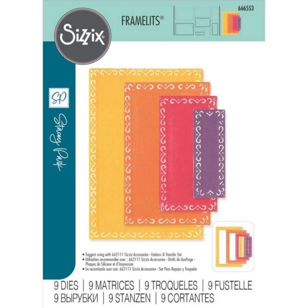 Matrices Sizzix rectangles déco