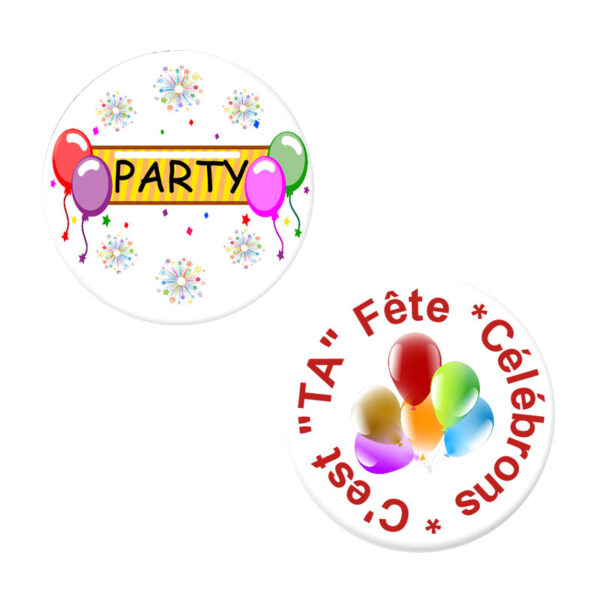 Herazz Badges Party & C'est TA Fête