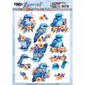 Find It Trading Oiseaux Bleus