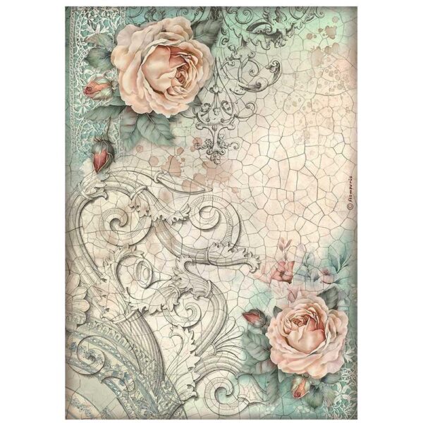 Papier de riz Brocante Antique Roses