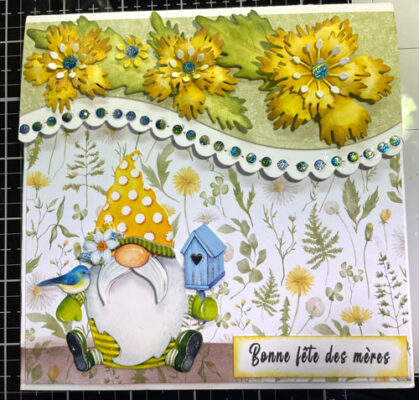 Fabrication de fleurs pour faire des cartes