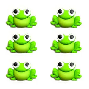 Boutons décoratifs Grenouilles