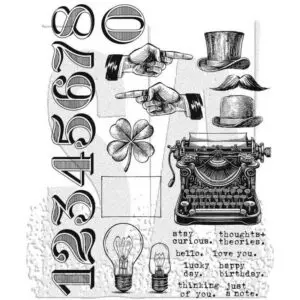 Étampe tim Holtz Boutiques de curiosités