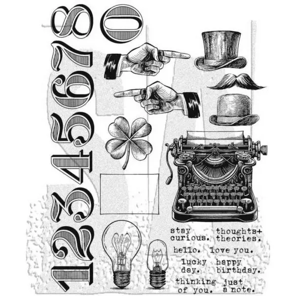 Étampe tim Holtz Boutiques de curiosités
