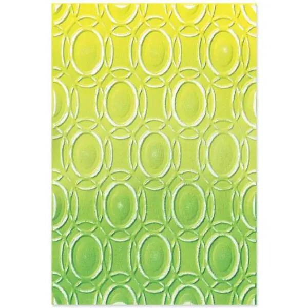 Sizzix Plaque embossage 3D Anneaux d'Or – Image 2