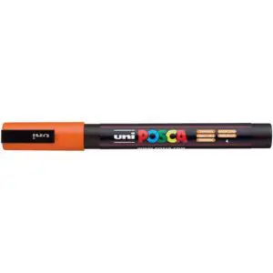 Posca crayon peinture orange