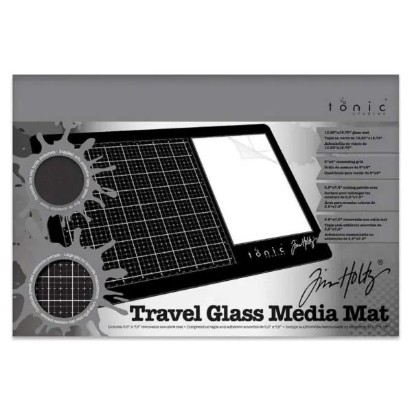 Tim Holtz Glass media mat de Voyage