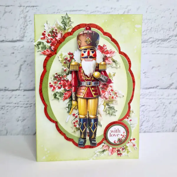 Katy Sue Die Cut Decoupage – Nutcracker & Holly