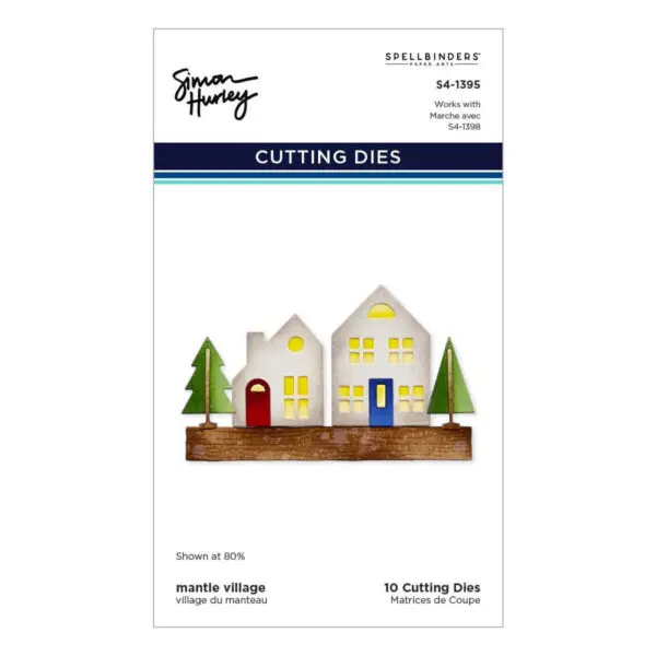 Mantel Village Etched Dies