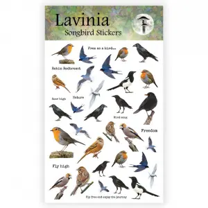 Lavinia Autocollants oiseaux Chanteurs