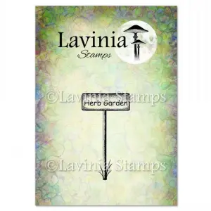 Lavinia étampe enseigne de jardin de plantes aromatiques