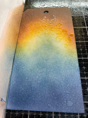 Réaction Distress Oxide et eau, tutoriel
