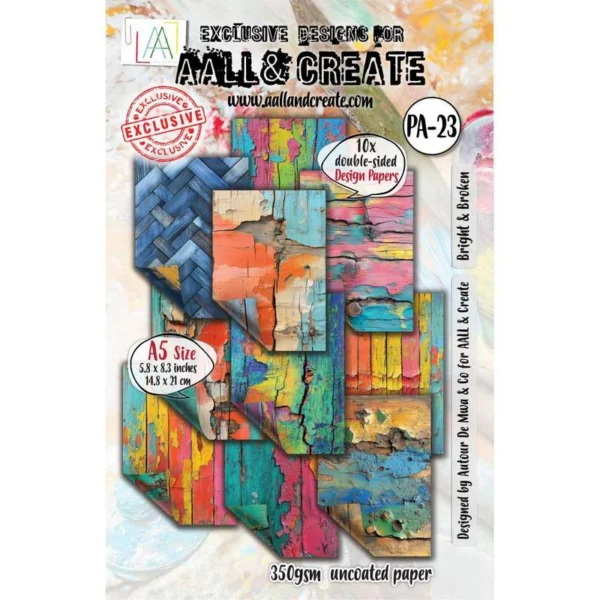 AALL and create pad papiers Brillant et brisé
