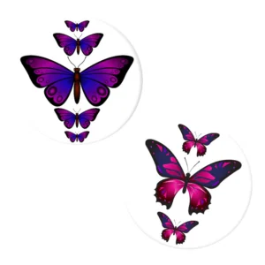 Badges Herazz Papillons Multicolores