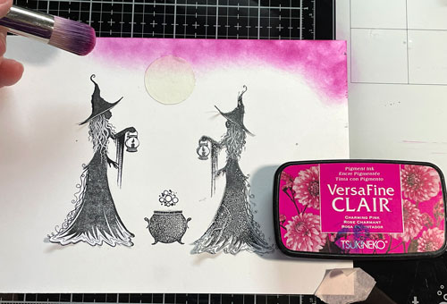 Tutoriel Versafine Clair & Lavinia