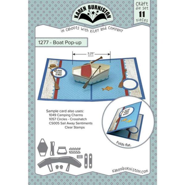 Matrices Karen Burniston Bateau pop-up