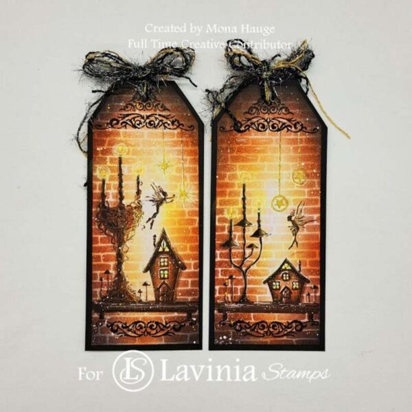 Lavinia Vintage Swirls Stamp