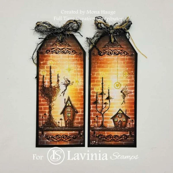 Lavinia Vintage Swirls Stamp