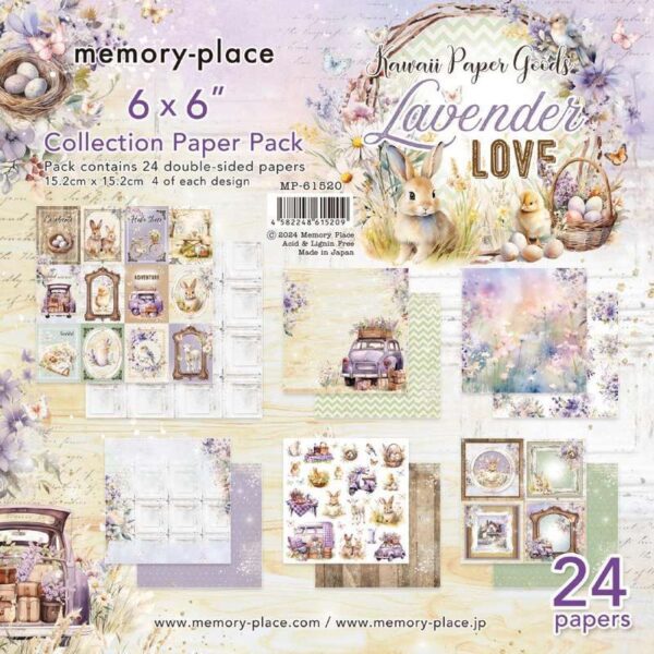 Asuka Studio 6X6 pad Amour de Lavande