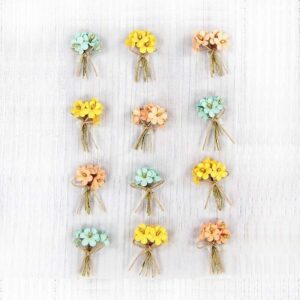 Mini Bouquet de Fleurs Pastel