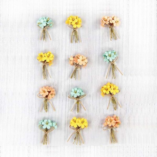 Mini Bouquet de Fleurs Pastel