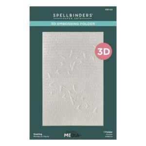 Plaque d.embossage 3D Spellbinders Oiseaux en Vol