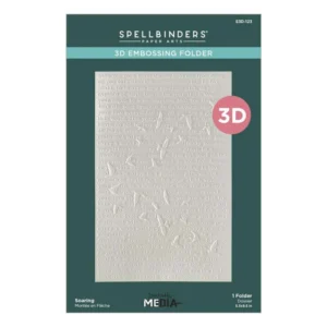 Plaque d.embossage 3D Spellbinders Oiseaux en Vol
