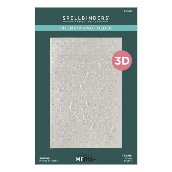 Plaque d.embossage 3D Spellbinders Oiseaux en Vol