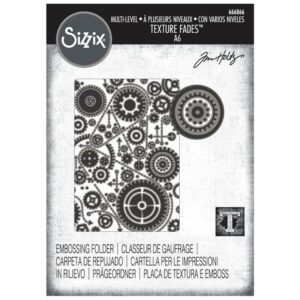 Plaque embossage Tim Holtz Engrenages