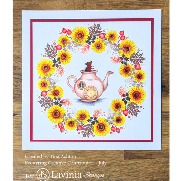 Lavinis Red Oak Leaf Stamp