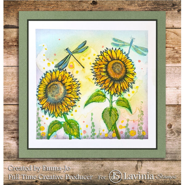 Sunflower 1 Lavinia Stamp