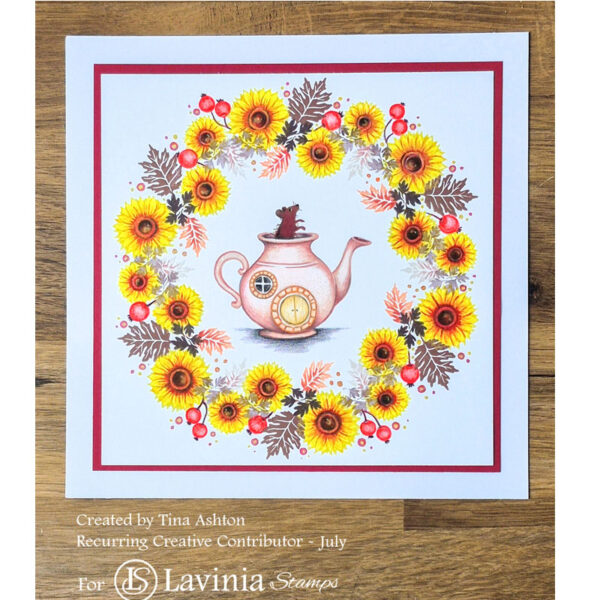 Lavinia Teapot Cottage Stamp