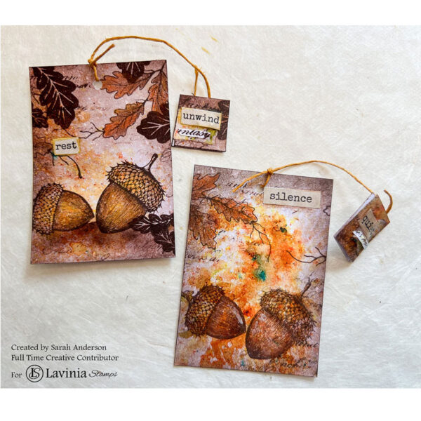 White Oak Leaf Lavinia Stamp