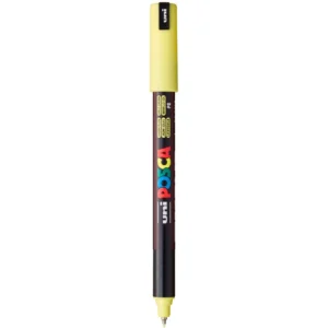 Posca embout métal extra-fine Jaune soleil