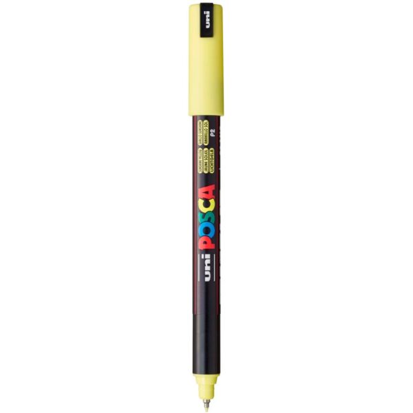 Posca embout métal extra-fine Jaune soleil