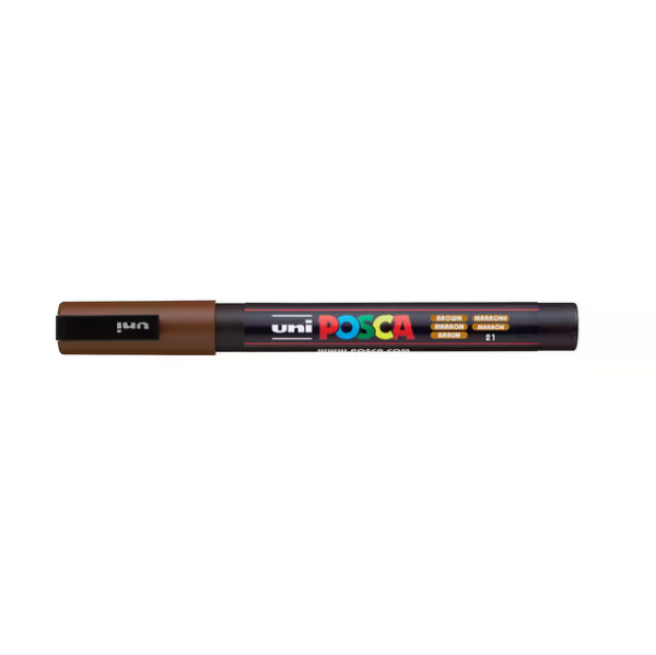 Posca 3m brun pointe fine
