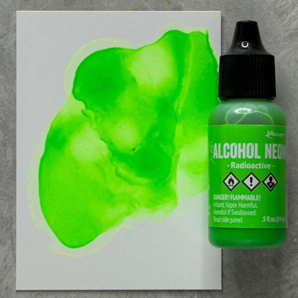 Tim Holtz Neon Alcohol Ink 0.5oz Radioactive