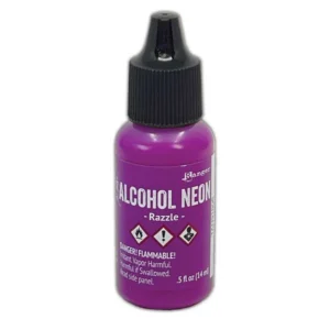 Tim Holtz Neon Alcohol Ink 0.5oz Razzle