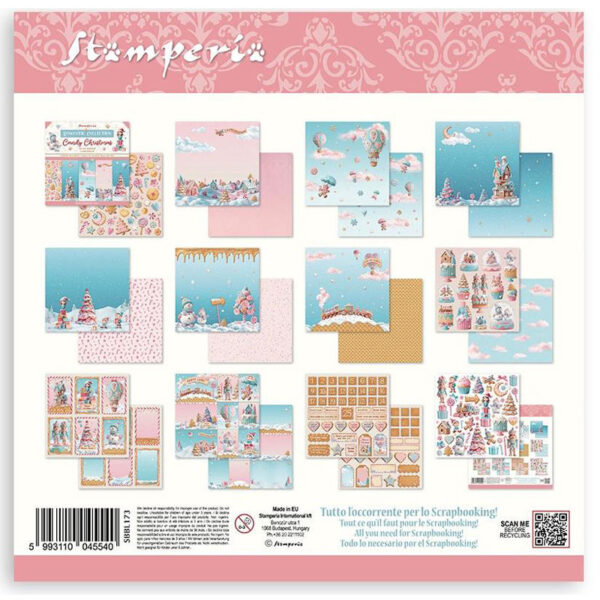 Stamperia Scrapbooking Pad 12"x12" 10/Pkg