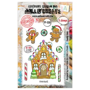 AALL and Create - Ensemble d'étampes maison Pain d'épice