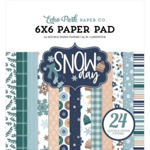 Echo Park collection papiers 6"X6" Jour de Neige